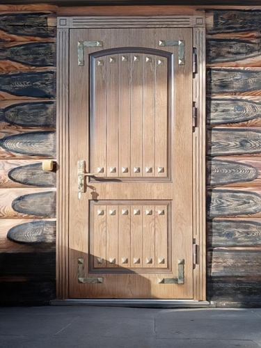 Дверь с элементами декора