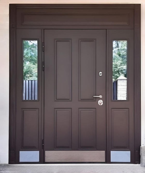 Входная группа с отбойниками Входная группа с отбойниками