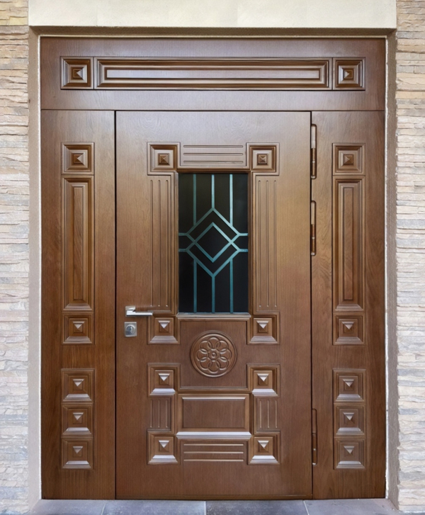 Парадная дверь с окном Парадная дверь с окном