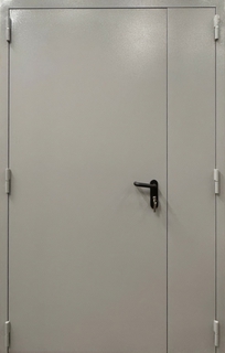 Полуторная стальная огнестойкая дверь EI-60 с окрашиванием по RAL