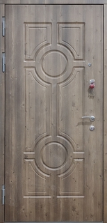 Квартирная металлическая дверь с фрезерованными панелями МДФ ПВХ Квартирная металлическая дверь с фрезерованными панелями МДФ ПВХ