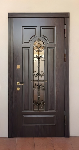 Дверь с терморазрывом и МДФ